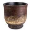 Aico Plant Pot - Shiny Brown
