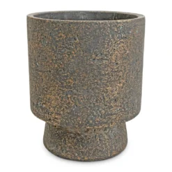 Aily Plant Pot - Earth Cement 15 Aily Plant Pot - Earth Cement -Outlet The Ever Sprout Store Aily Plant Pot Anthracite 17x20cm