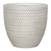 Angle Couple Plant Pot - White
