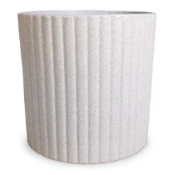 Azalea Ribbed Plant Pot - Speckled Grey Stone 11 Azalea Ribbed Plant Pot - Speckled Grey Stone -Outlet The Ever Sprout Store Azalea Ribbed Plant Pot Speckled Grey Stone 20x20cm