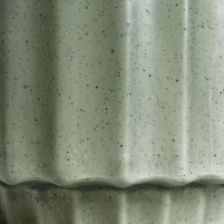 Bourton Scalloped Plant Pot - Sage -Outlet The Ever Sprout Store Bourton Scalloped Plant Pot Sage DETAIL