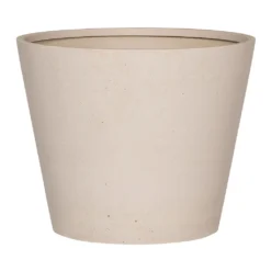 Bucket Refined Planter - Natural White 8 Bucket Refined Planter - Natural White -Outlet The Ever Sprout Store Bucket Refined Planter Natural White 50x40cm
