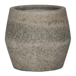Harley Cement & Stone Plant Pot - Granite Grey