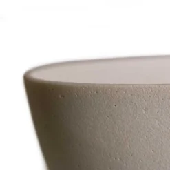 Dorant Refined Oval Plant Bowl - Natural White -Outlet The Ever Sprout Store Dorant Refined Oval Plant Bowl Natural White Close