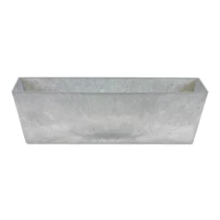 Ella Artstone Balcony Trough Planter - Grey -Outlet The Ever Sprout Store Ella Artstone Balcony Planter Grey 55 x17x17cm