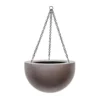 Gradient Hanging Plant Bowl - Matt Coffee