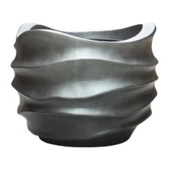 Gradient Lee Couple Planter - Matt Grey