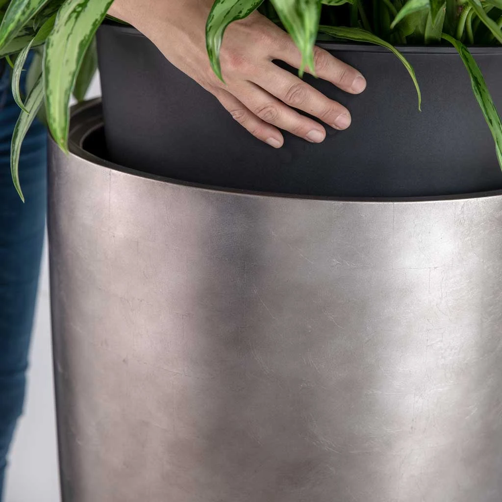 Gradient Partner Planter - Matt Grey 5 Gradient Partner Planter - Matt Grey - Image 5