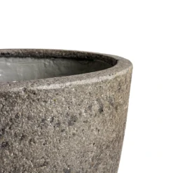 Jesslyn Cement & Stone Plant Pot - Granite Grey -Outlet The Ever Sprout Store Jesslyn Cement Stone Plant Pot Granite Grey 33x29cm 1
