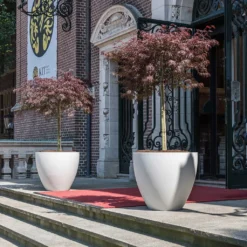 Jesslyn Refined Planter - Natural White 15 Jesslyn Refined Planter - Natural White -Outlet The Ever Sprout Store Jesslyn Refined Planter Natural White Doorway Planters