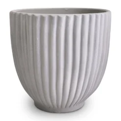 Lagos Plant Pot - Cement 11 Lagos Plant Pot - Cement -Outlet The Ever Sprout Store Lagos Plant Pot Cement 23x23.5cm