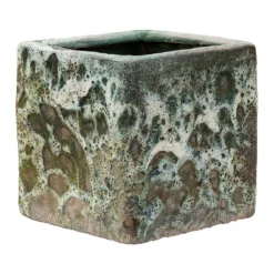 Lava Cube Relic Planter - Jade