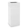 Line-Up Tall Square Planter - Matt White