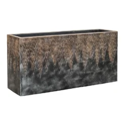 Luxe Lite Comet Trough Planter - Bronze