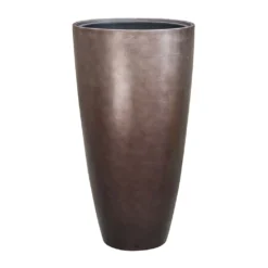 Metallic Partner Planter - Matt Coffee -Outlet The Ever Sprout Store Metallic Partner Planter Matt Coffee 40x75cm