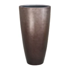 Metallic Partner Planter - Matt Coffee -Outlet The Ever Sprout Store Metallic Partner Planter Matt Coffee 49x90cm