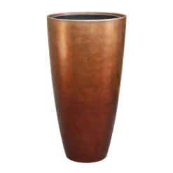 Metallic Partner Planter - Matt Copper -Outlet The Ever Sprout Store Metallic Partner Planter Matt Copper 40x75cm