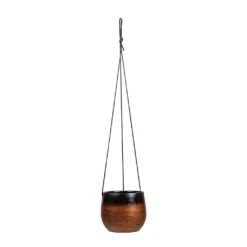 Mya Hanging Planter - Shiny Mocha