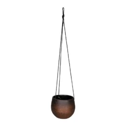 Mya Hanging Planter - Shiny Mocha -Outlet The Ever Sprout Store Mya Hanging Planter Shiny Mocha