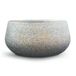 Noor Plant Bowl - Metallic Grey