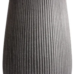 Outlet The Ever Sprout Store -Outlet The Ever Sprout Store Patt High Plant Vase Ridged Dark Grey SWATCH 3