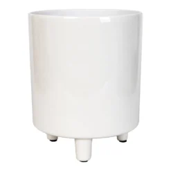 Pisa Plant Pot - White -Outlet The Ever Sprout Store Pisa Plant Pot White 20x24cm