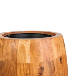 Quinn Tall Planter - Natural -Outlet The Ever Sprout Store Quinn Tall Planter Natural DETAIL