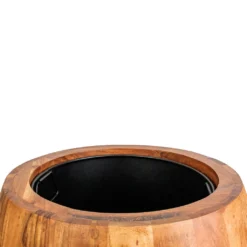 Quinn Tall Planter - Natural -Outlet The Ever Sprout Store Quinn Tall Planter Natural DETAIL 4