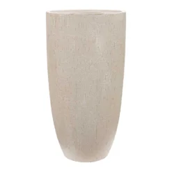 Raindrop Tall Vase Planter - Stone -Outlet The Ever Sprout Store Raindrop Tall Vase Planter Stone 42cm