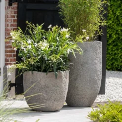 Russell Mountain Planter - Granite Grey -Outlet The Ever Sprout Store Russell Mountain Planter Granite Grey Lifestyle 2