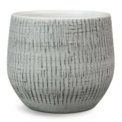 Ryan Plant Pot - White Black 21 Ryan Plant Pot - White Black -Outlet The Ever Sprout Store Ryan Plant Pot White Black Small