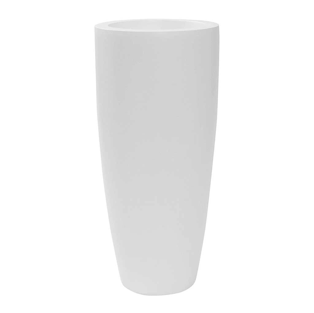 Dax Essentials Tall Planter - Matt White 3 Dax Essentials Tall Planter - Matt White - Image 3