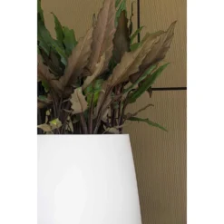 Pax Essentials Planter - Matt White 15 Pax Essentials Planter - Matt White -Outlet The Ever Sprout Store pax planters essential matte white clos up