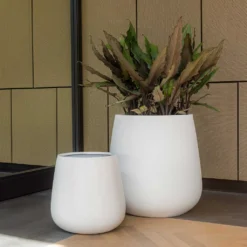 Pax Essentials Planter - Matt White 13 Pax Essentials Planter - Matt White -Outlet The Ever Sprout Store pax planters essential matte white office plants